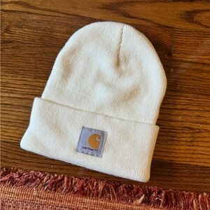 White Carhartt Beanie
